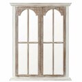 Escenario Rustic Wood Window Wall Mirror ES3265001
